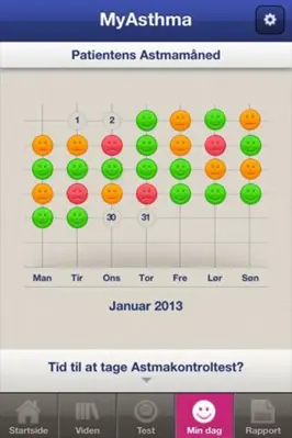 MyAsthma Denmark android App screenshot 2